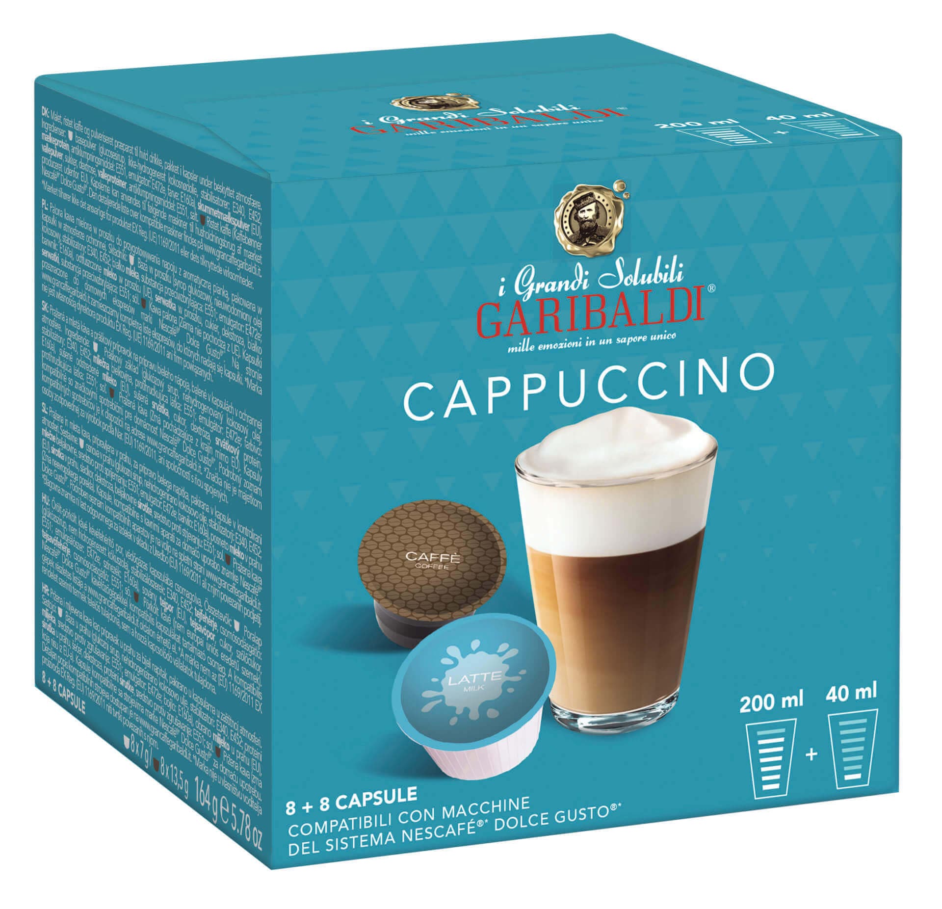 Capsule Dolce Gusto Garibaldi Cappuccino (16 buc)